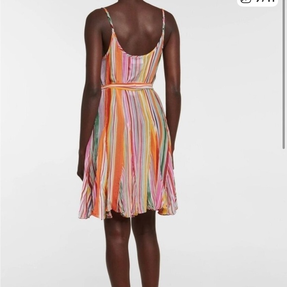 Velvet by Graham & Spencer Pink Orange Sundress Sleeveless - Picture 2 of 3